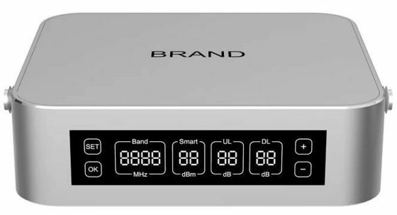 2G 3G 4G Cell Phone Signal Booster Tri Band Signal Silver Color